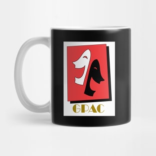 GPAC Logo Gold Text Mug